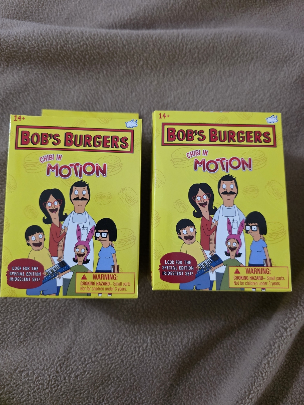 Bob's Burgers Chibi In Motion Blind Box Keychains Lot Of 2 New Sealed